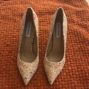 Steve Madden Cork Multicolor Heels